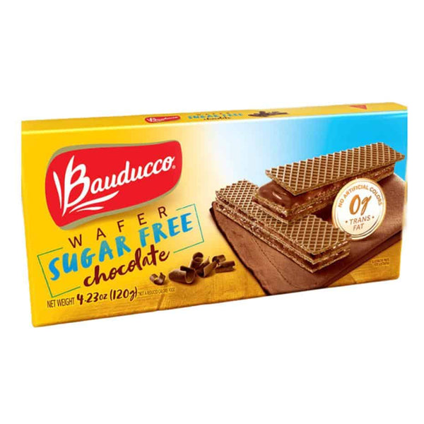 Biscoito Wafer Sugar Free Chocolate Bauducco 120g