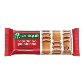 Biscoito Roladinho Goiabinha Piraquê 75g P0158S 