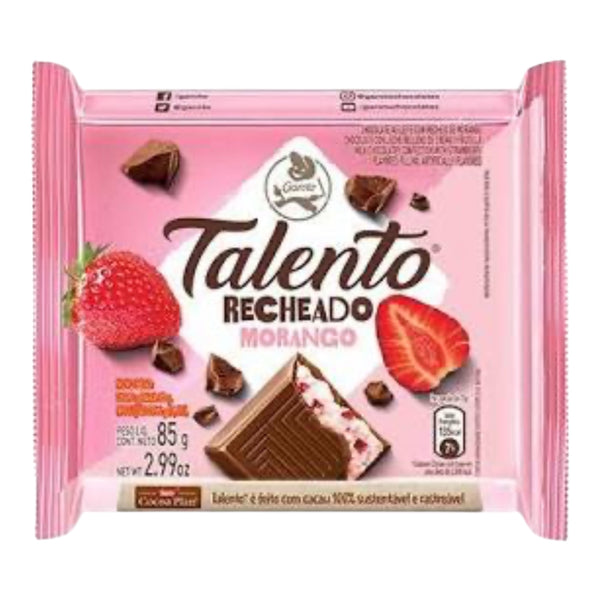 Chocolate Recheado Morango 85g
