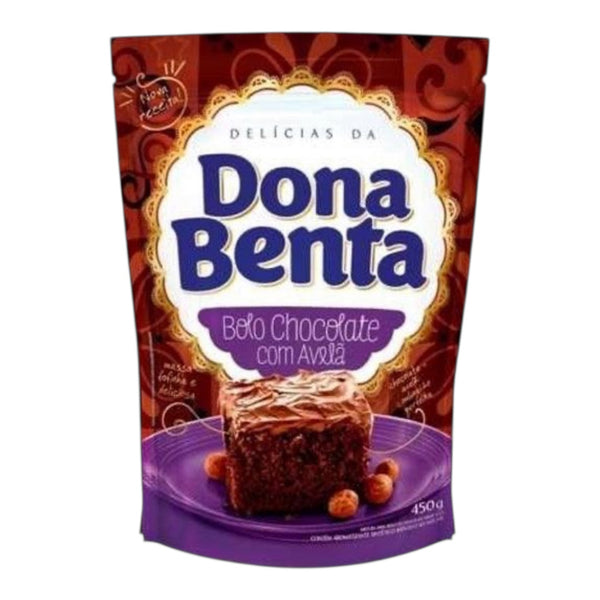 Mistura Bolo Chocolate com  Avelã  Dona Benta 400g