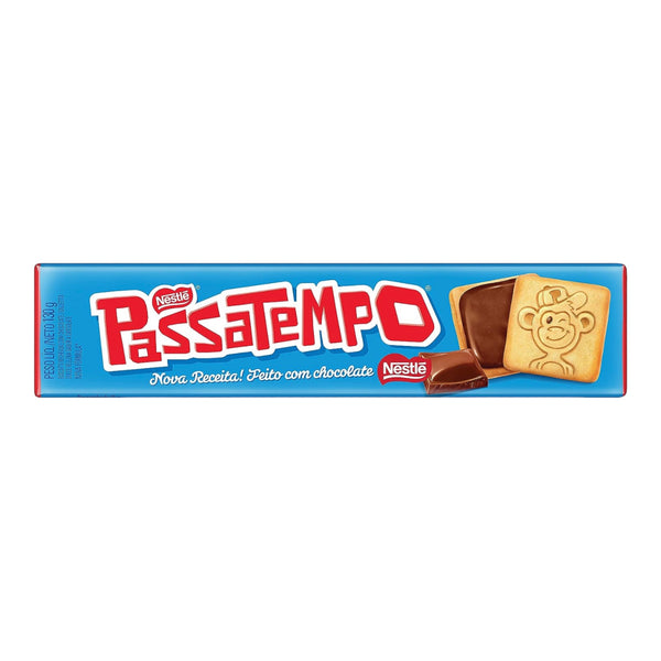 Biscoito Recheado Passatempo Chocolate Nestle 130g