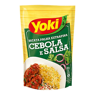 Batata Palha Cebola e Salsa Extra Fina Yoki 100g