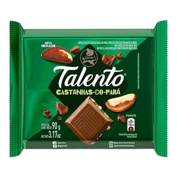 Chocolate Talento Castanhas-do-Pará   85g