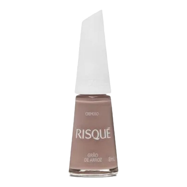 Esmalte Risqué Nude Cremoso Grão De Arroz 8ml