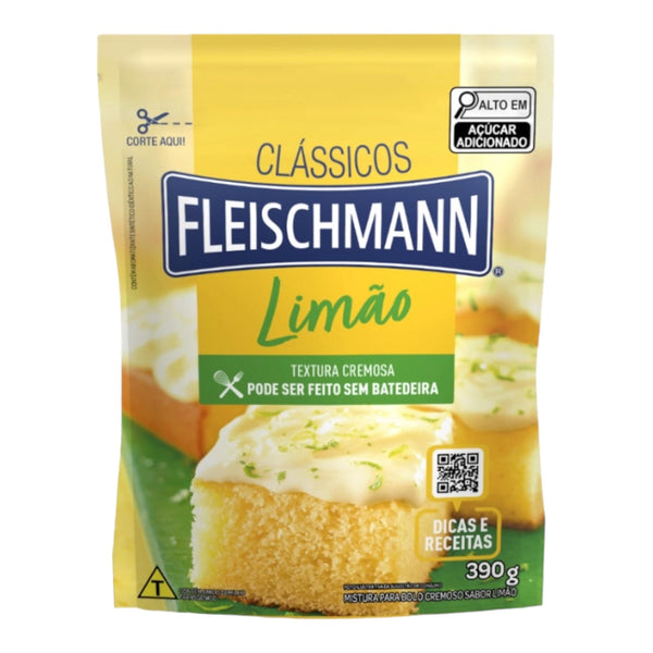 Mistura para Bolo de Limão Cremoso - Fleischmann 390g  