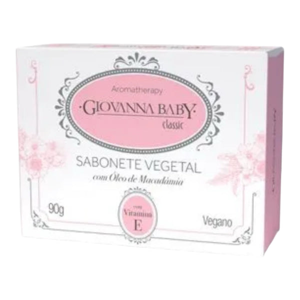 Sabonete Vegetal com Óleo de Macadâmia Giovanna Baby 90g - Vegano  