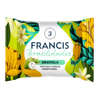 Sabonete em barra Francis Brasilidades Graviola 80g  