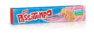Biscoito  Recheado Passatempo Morango Nestle 130g P0126S 