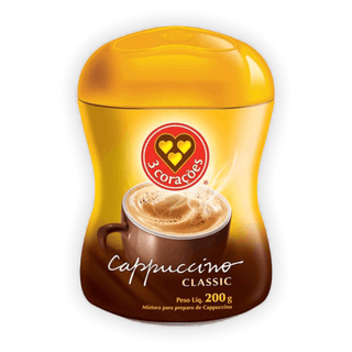 Cappuccino Classic 3 Corações 200g P0325S 