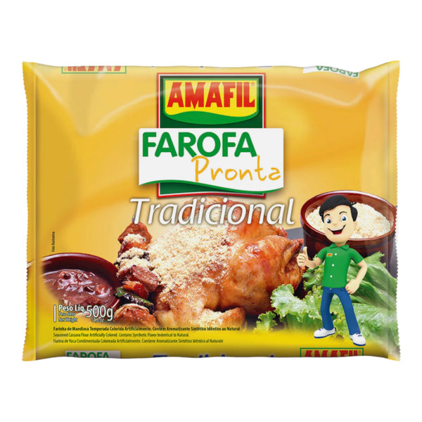 Farofa Pronta tradicional Amafil 500g