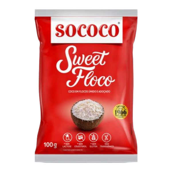 Coco em Flocos Doce Sococo 100 g